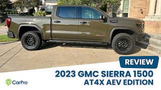 2023 GMC Sierra 1500 AT4X AEV Edition CarPro Review