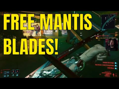 Free Legendary Mantis Blades Cyberware Location - Cyberpunk 2077