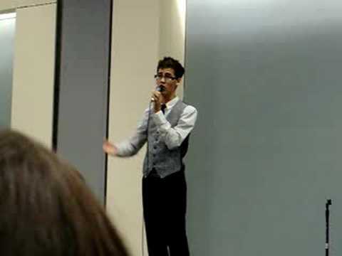 Elliot Aguilar, Male Vocal Solo Callback, FAF '08