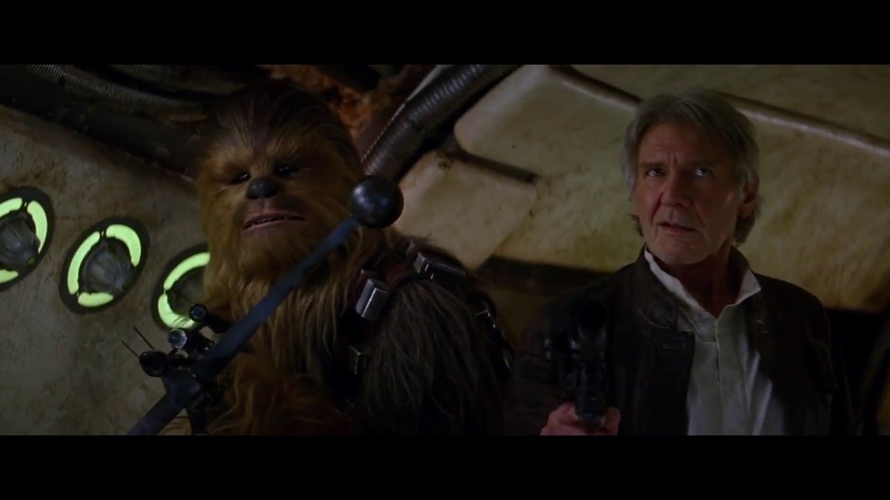 Star Wars: TFA - Han and Chewie back on the Millennium Falcon - YouTube