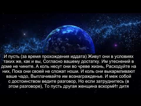 Глава 65 Развод, Самое Трогательное Чтение Корана, 90+ Языковых Субтитров