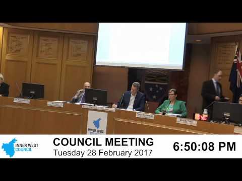 Inner West Council | Council Meeting | 28/02/2017