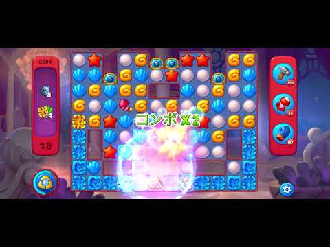 Fishdom Hard level 9894 no boosters フィッシュダム ハード