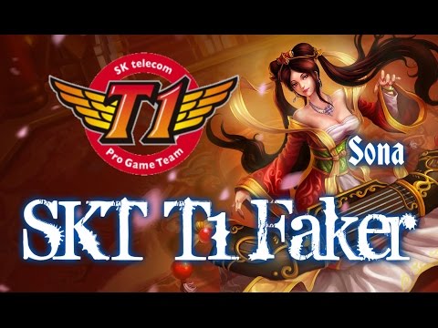 SKT T1 Faker SONA vs LeBlanc Mid Lane - League of Legends Ranked Korean