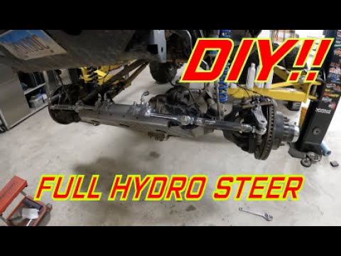 PSC Full Hydraulic Steering Built for a DANA 60 ULTIMATE!!! DOUBLE SHEER KNUCKLES!!