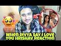 When Divya Say i love you Hrishav reaction😍BGMI ROAR