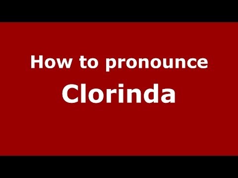 How to pronounce Clorinda (Spanish/Argentina) - PronounceNames.com