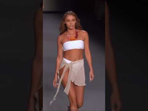 #bikini #girls #topmodels #swimweek #hot Naranja Furcado swimwear fashion show Miami swim week