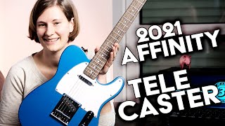Video thumbnail for Squier Affinity Telecaster 2021 Review in Lake Placid Blue! by Bandforge