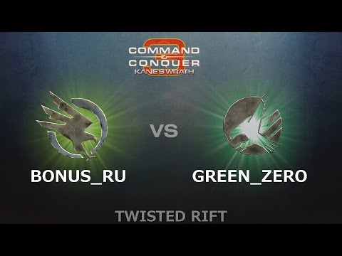 C&C3: Kane's Wrath 1v1 - Bonu$_[RU] (GDI) vs. Green_ZERO (ST)