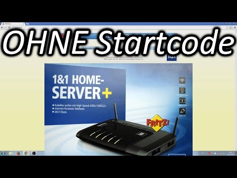 1und1 Fritzbox einrichten ohne Startcode (1&1 Homeserver)