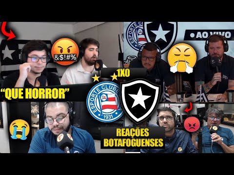 REAÇÕES dos BOTAFOGUENSES FURIOSOS com a DERROTA - BAHIA 1X0 BOTAFOGO [REACT BRASILEIRÃO 2025]