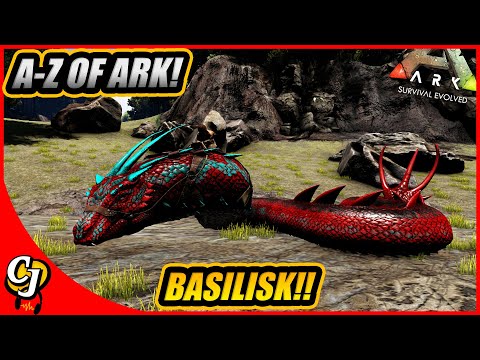 A-Z Of Ark! The BASILISK And Why It's Hidden Ability Is So OP!! || Ark Survival Evolved!