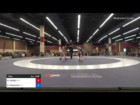 43 Kg Rr Rnd 2 - Katey Valdez, Betterman Elite Wrestling Vs Erica Pastoriza, Wyoming Seminary Wres