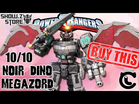 Lucky Cat's 10/10 Noir Dino Megazord - Must Buy!