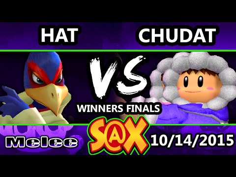 S@X 119 - Chudat (Ice Climbers) Vs. Hat (Falco) SSBM Winners Finals - Smash Melee