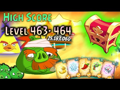 Angry birds 2 ⭐️⭐️⭐️ Max Score Record Lv 463 464