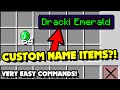 How to Give & Spawn CUSTOM NAME ITEMS in Minecraft 1.21.5+ Java?! Custom Name Item Commands [Easy]