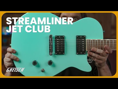All-New Gretsch Streamliner Jet Club Electric Guitar - Seafoam Green (2025 Refresh)