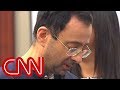 Larry Nassar speaks to his victims