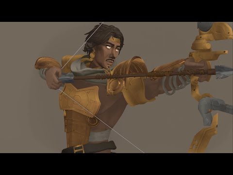 Blender Arjuna Character Animation and Breakdown