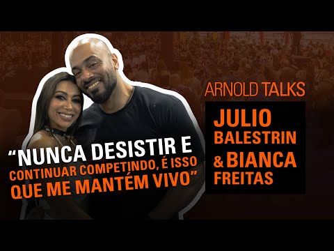Entrevista Júlio Balestrin & Bianca Freitas na arena Arnold Talks no Arnold South America 2022!