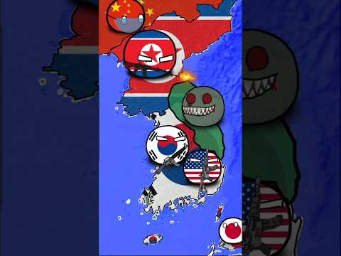 korea war🇰🇷🇰🇵vs zombies#countryballs#countryball#usa#russia#india#korea#japan#edit#shorts#shortsfeed