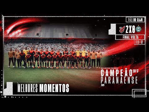 Athletico 2x0 Coritiba | Paranaense sub-17 | MELHORES MOMENTOS