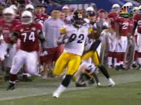 James Harrison TD Interception