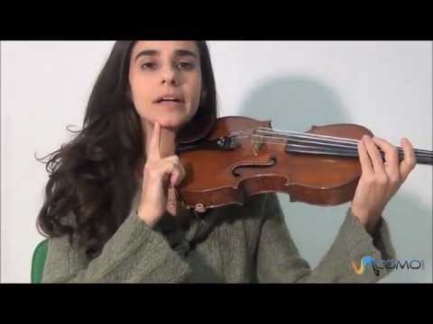Las partes del violín - Tocar el violín