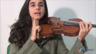 Las partes del violín - Tocar el violín