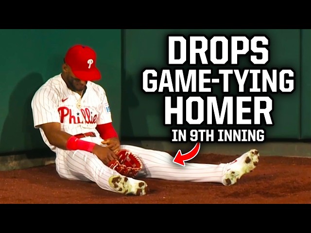 Phillies devastated after failed home run robbery, a breakdown
