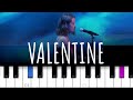 Valentine ~ Laufey (piano tutorial)