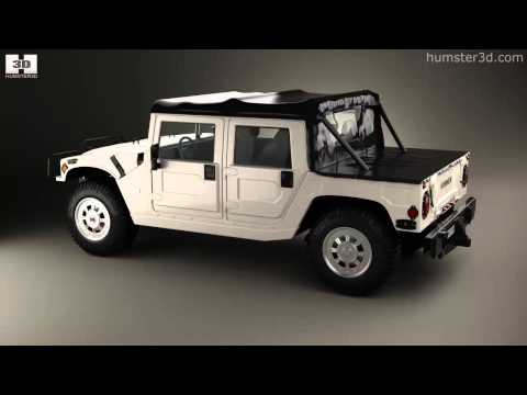 Hummer H1 pickup 2005 3D model by 3DModels.org