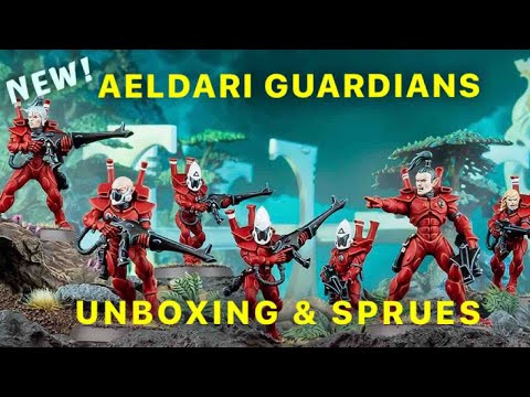 NEW Eldar Guardians - Unboxing and Sprues