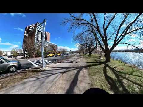 [5K] BOSTON TRAVEL - Sunshine Walking Tour Massachusetts: Dorchester Bay, Castle Island