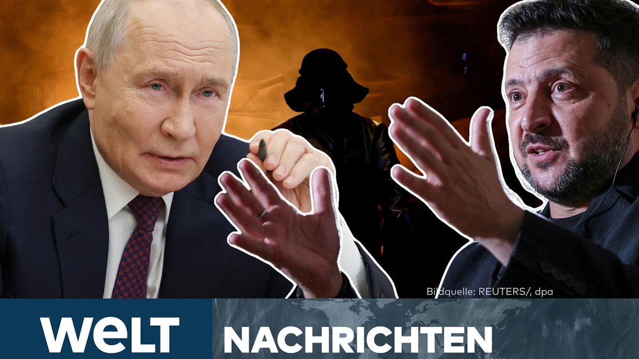 UKRAINE-KRIEG: Neue Drohungen aus Moskau! Selenskyj warnt vor Putins „ständiger Eskalation“ | STREAM
