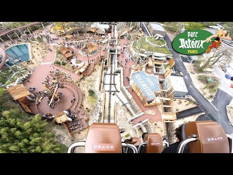 Toutatis | Parc Astérix | 4K Back Row Onride POV