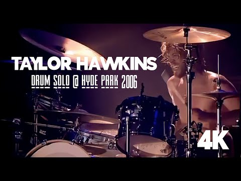 TAYLOR HAWKINS DRUM SOLO (4K)