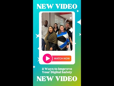 Thumbnail for the link of 5 Ways to Improve Digital Safety video