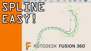 Fusion 360 Spline Tutorial & Trick!  FF67
