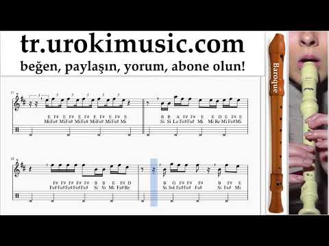 Blok flüt dersleri (B.) The Chainsmokers - Sick Boy Notalar Eğitim um-ih723