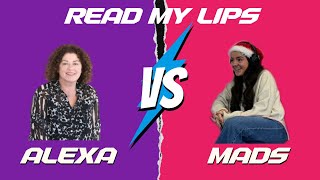 "MID... NIGHT... 😖 PIZZA!? 🍕" | Alexa vs Mads | Read My Lips Challenge | AAG IT
