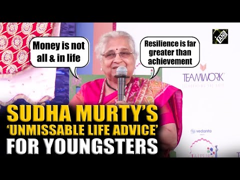 ‘Money is not all in life...’ Sudha Murty’s ‘unmissable life advice’ for youth at literature fest