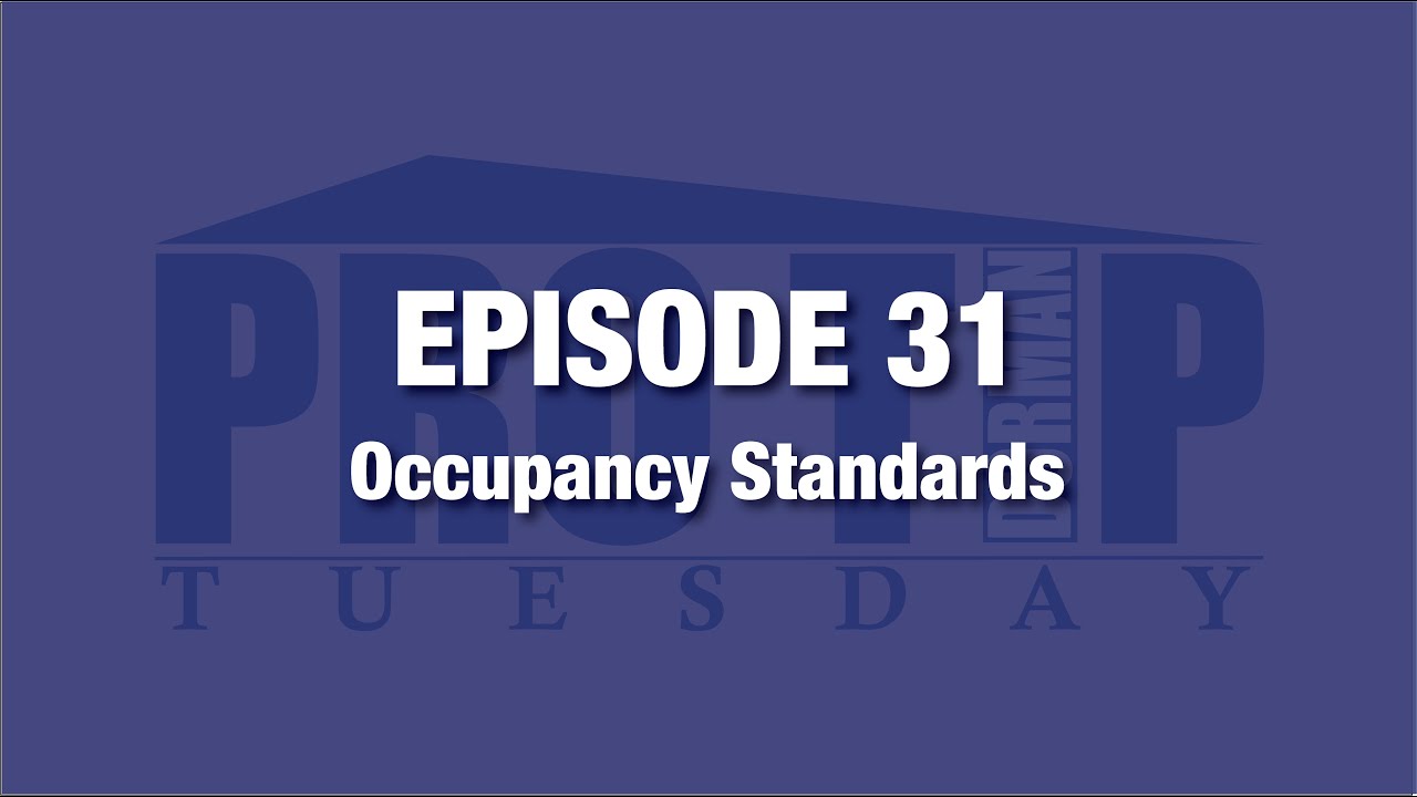 <![CDATA[Episode 31: Occupancy Standards]]>