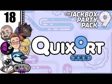 Let's Play The Jackbox Party Pack 9 Part 18 - Quixort: How Many Teeth Do Snails Have?!