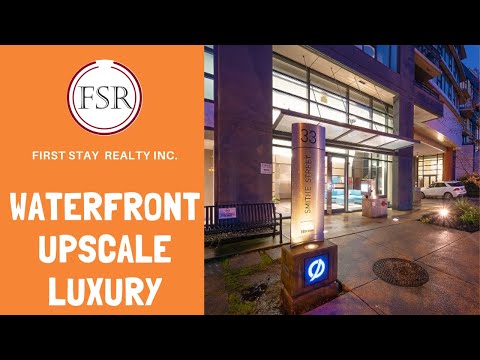 Waterfront Upscale Luxury 1 Bed and Den Apartment in False Creek North || First Stay Realty Inc.
