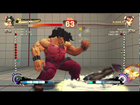 USFIV~ Hugo (N1NOMAE) vs.  Chun-li (Nagi22c) HD