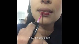 Avon Mattitude Soft Matte Liquid Lipstick Try on