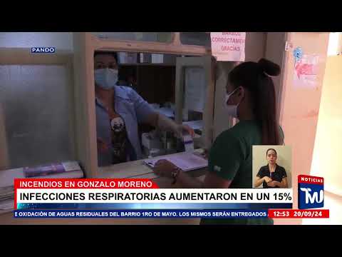 Infecciones respiratorias aumentaron 15% en Gonzalo Moreno por densa humareda